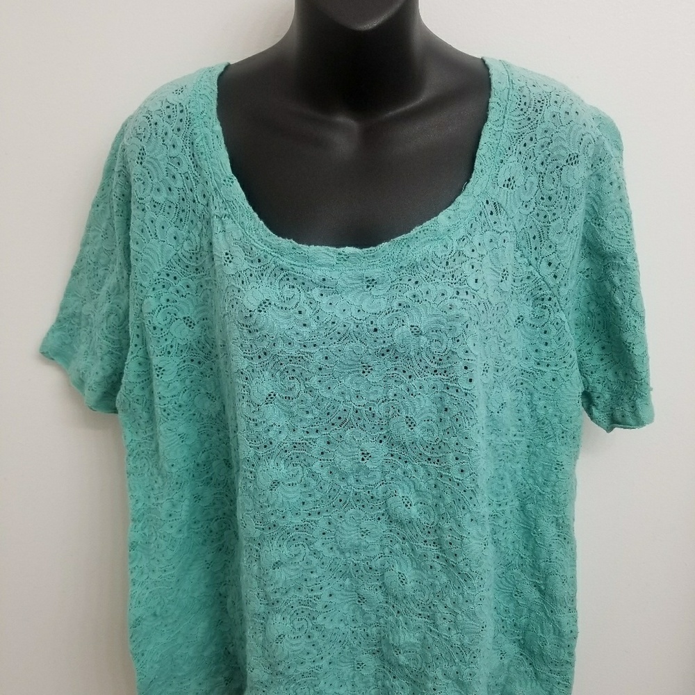 TORRID BLOUSE WOMEN SHORT SLEEVE SIZE 2